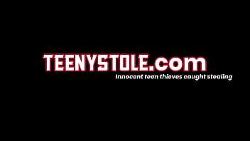 Blonde young stepdaughter Natalie Knight and her big tits stepmom Kylie Kingston fucked by big dick officer