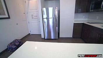 My horny busty stepmom Dani Jensen sucked my big cock before she got fucked hard