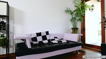 Arab MILF Cali Lee gets horny and gave her hot stepson Alex Jett a tasty blowjob and swallow all his cum.