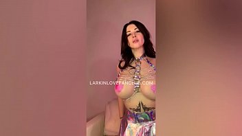 Cum d. Ahegao Whore Larkin Love