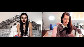 Sexy Lesbian Friend Helps On Virgin Evelyn Claire featuring Gianna Dior