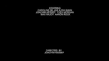 Interracial sex sluts Ria Sunn &amp_ Caroline De Jaie DAP gaped with four bbc