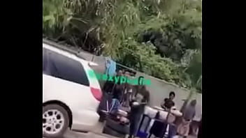 Nigerian Lady Dances Naked On The Road.