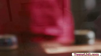 Asian masseuse licks her clients wet pussy