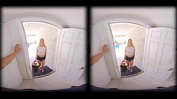 VRConk Petite blonde gets fucked after washing your car VR Porn