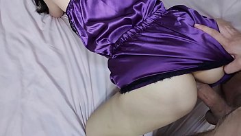 Spying on step sister while she humping pillow. Fucked this nympho when parents in the kitchen