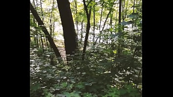 Boys blowjob on the workout area in a public park