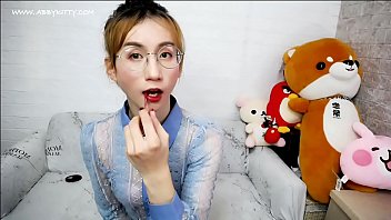 ABC029 Petite erotic secretary Abby Kitty in sexy stockings ,high heels masturbation and cumshot ,semen d.