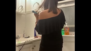 Anna Maria mature Latina getting ready for a night out