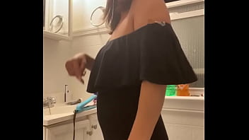 Anna Maria mature Latina getting ready for a night out