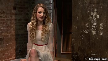 Different blonde slaves on hogtie