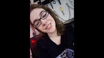 Cute Nerd Masturbates in Panties Sexting Session