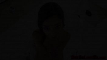 Flat chested teenager with small tits