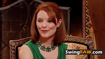 Softcore swinger foursome in the pool