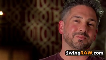 Softcore swinger foursome in the pool