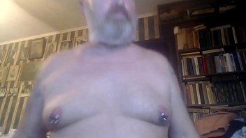 NIKOLAY SKOVORODA jerks off his big nipples and micropenis