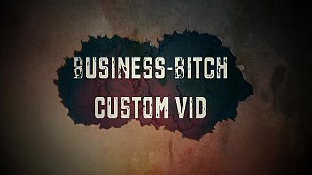 secretary in leather skirt used doggy, business-bitch