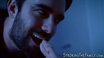 Stepmom milf gets jizzed after fucking