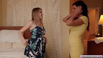 Busty blonde teen facesits big tits milf