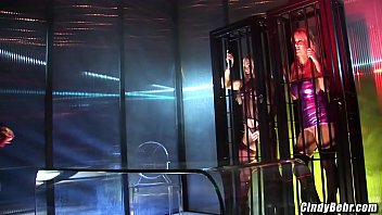 Cindy Behr and Eva Angelina fuck in a dungeon orgy