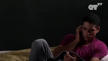 Cameron Scoggins and Leroy McClain gay kiss from the movie titled as The Happy Sad | GAYLAVIDA.COM