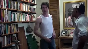 Cameron Scoggins and Leroy McClain gay kiss from the movie titled as The Happy Sad | GAYLAVIDA.COM