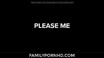 Cute Girl Gets A Facial From Stepdad