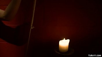 Black thick cock shemale fucks slave