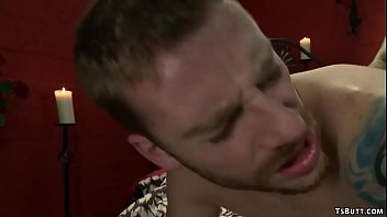 Black thick cock shemale fucks slave