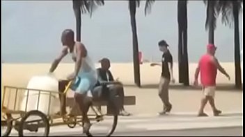 Interracial young friends bareback fuck and cumshots