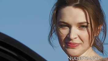 Serena J sensually and showing her petite body