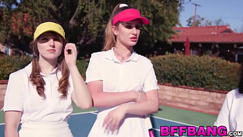 Teens turn a tennis match into reverse gangbang