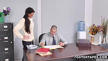 New foster stepdaughter Hazel Moore pay her new found foster stepparents debt by having sex with the debtor.