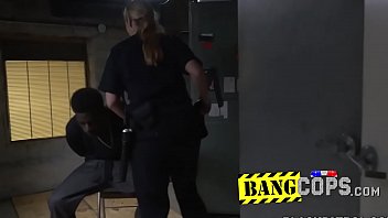 Horny MILF cops make sure the neighburhood is safe