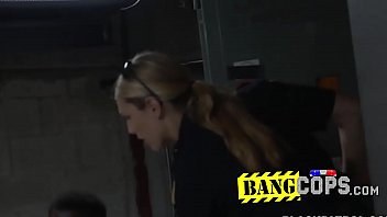 Horny MILF cops make sure the neighburhood is safe