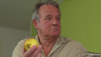 Bald guy fucks sweet virgin teen