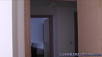 Busty blonde rides british cock