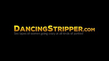 Bachelorettes slobbering on stripper dick at a CFNM party