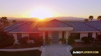 Softcore swinger orgy after a day full of outdoor sex games naked!