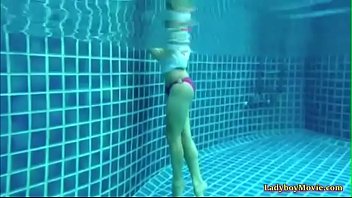 Gorgeous Ladyboy Having Fun In Swimming Pool