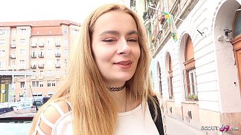 GERMAN SCOUT - TALL LONG LEGS GINGER COLLEGE GIRL FUCK AT PICKUP CASTING