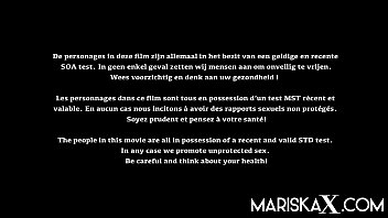 MARISKAX Mariska fucks Sahara while an old man watches