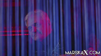 MARISKAX Mariska fucks Sahara while an old man watches