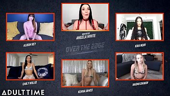 ADULT TIME Angela White Hosts OVER THE EDGE Jerk Off &amp_ Edging Challenge