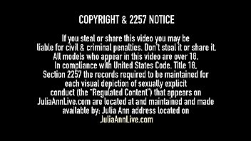 Half Naked Cougar Julia Ann Gets Pussy Pounded On Spy Cam!