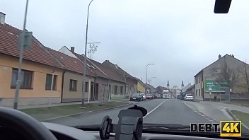 DEBT4k. Collector can close debts if redhead with belly will undress