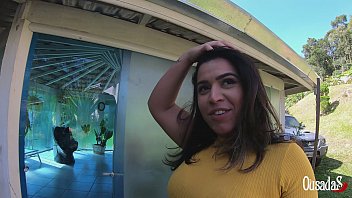 Victoria Dias chega ao local da grava&ccedil_&atilde_o para mostrar do que &eacute_ capaz - Tony Tigrao - Big Bambu - Sandro Lima - Binho Ted