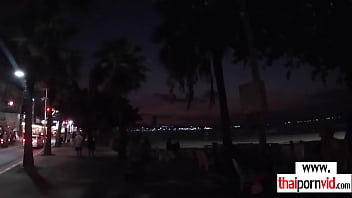 Asian teen girlfriend gives boyfriend an oiled handjob