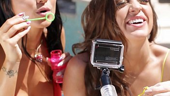 Abigail and Romi Get Wet ( BTS Photoshoot) We Love Getting Naked Together