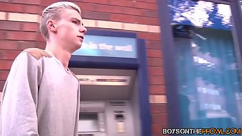 Rough and juicy threesome for amateur twinks in vehicle